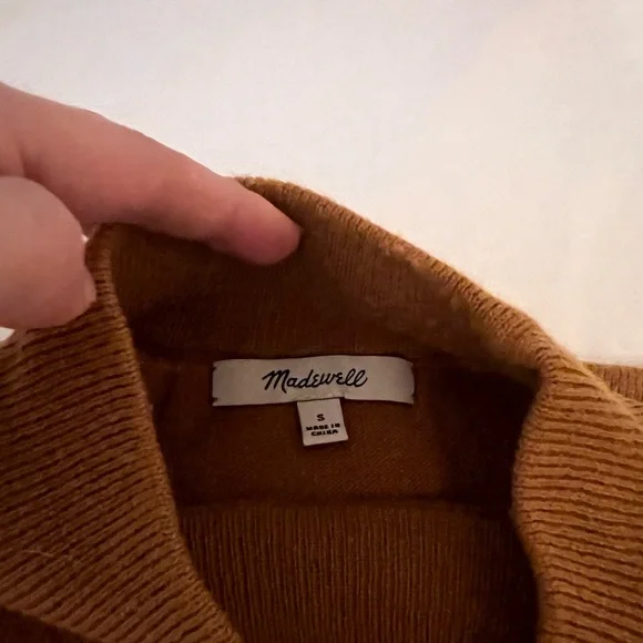 Madewell Colorblock Ashbury Mockneck Sweater - Picture 5 of 9